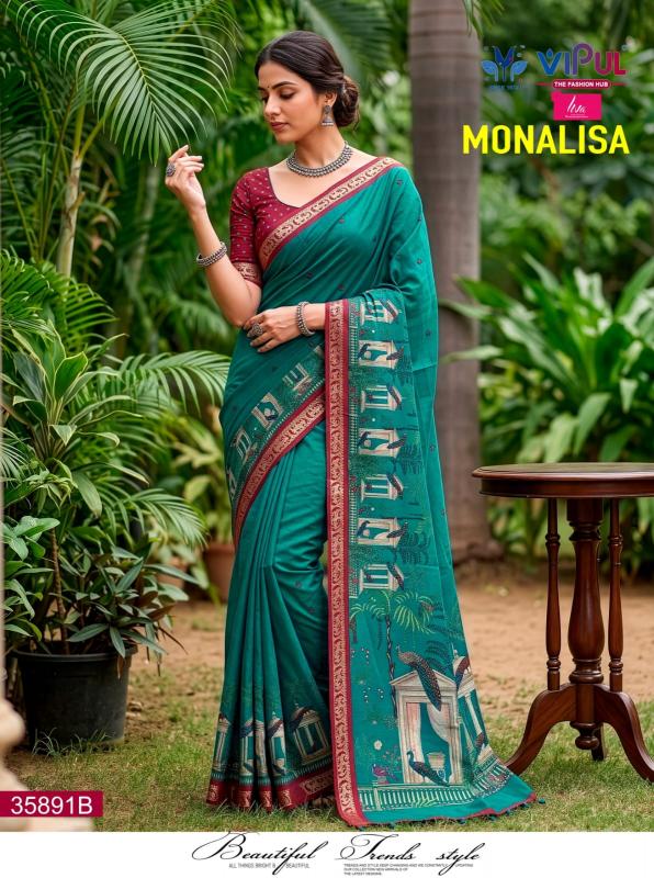Vipul monalisa saree wholesale kapda market